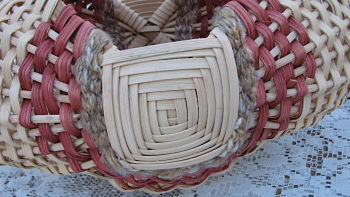 Handmade Egg Basket-basket,handmade,gift,woven,natural,cottage,homedecor,decoration,godseye,shabby,dyed,reed