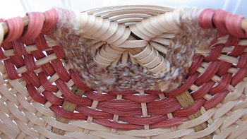 Handmade Egg Basket-basket,handmade,gift,woven,natural,cottage,homedecor,decoration,godseye,shabby,dyed,reed